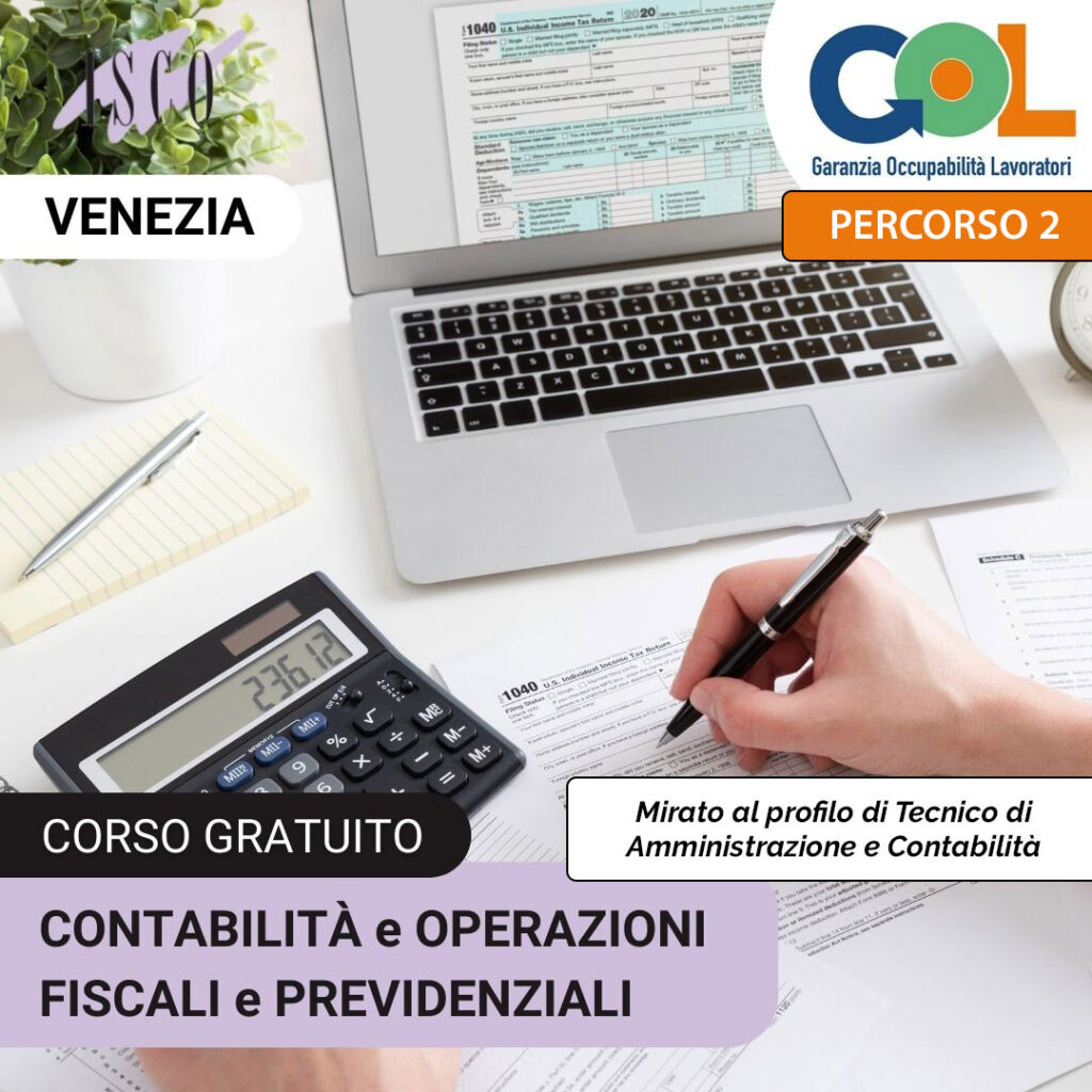 corso contabilità fiscale venezia assegno gol 3