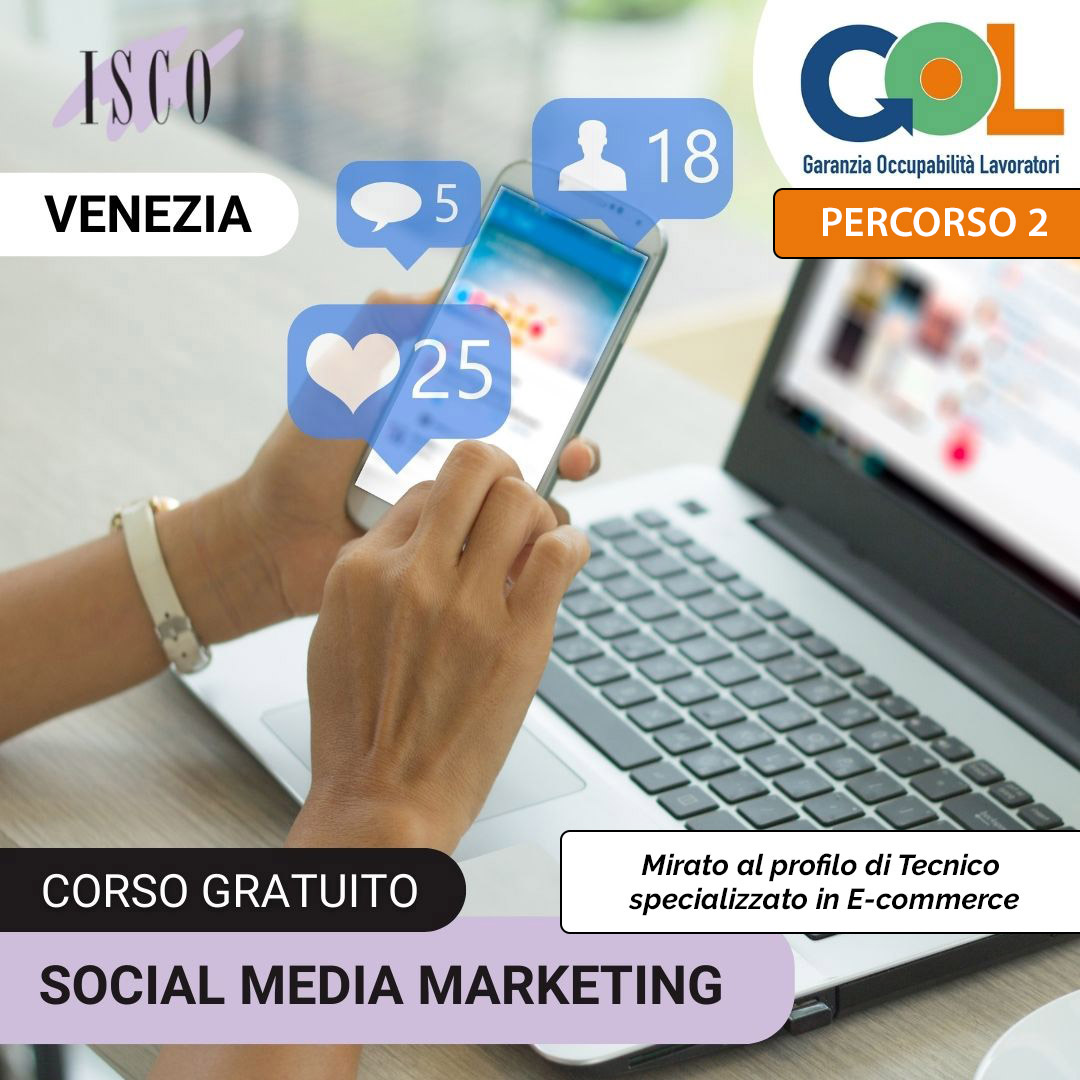 corso social media marketing venezia programma gol 3