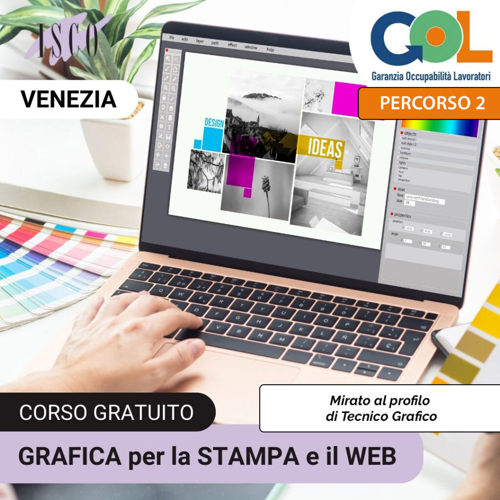 corso grafica venezia programma gol 3