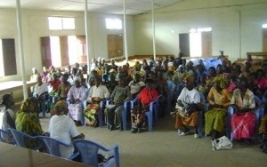 Séance de formation des OP à Kahemba