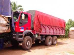 Camion de l’agence commerciale